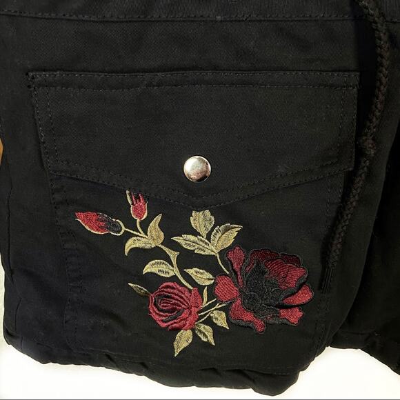 Holly Bracken NWT Parka With Red Faux Fur Collar S - Picture 7 of 13